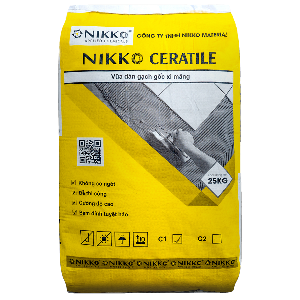NIKKO CERATILE C1 – Vữa dán gạch gốc xi măng
