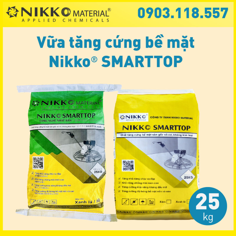 NIKKO SMARTTOP – Chất làm cứng sàn bê tông, dạng bột khô