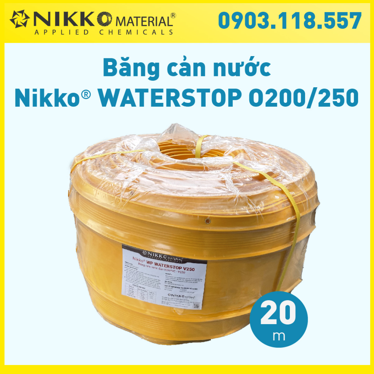 NIKKO WP WATERSTOP – Băng cản nước PVC