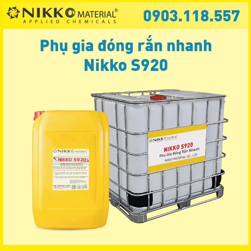 NIKKO S920 - Phụ gia đóng rắn nhanh