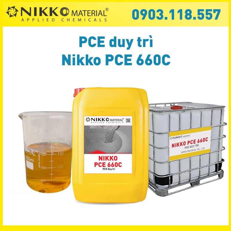 NIKKO 660C - Phụ gia duy trì polycarbonxylate (PCE) hiệu suất cao