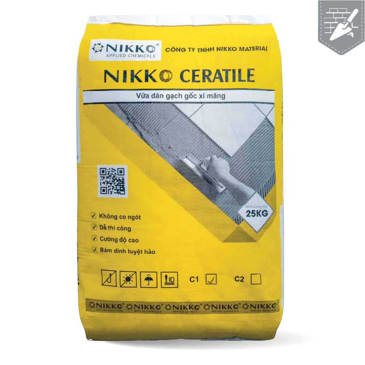 NIKKO CERATILE C1 – Vữa dán gạch gốc xi măng