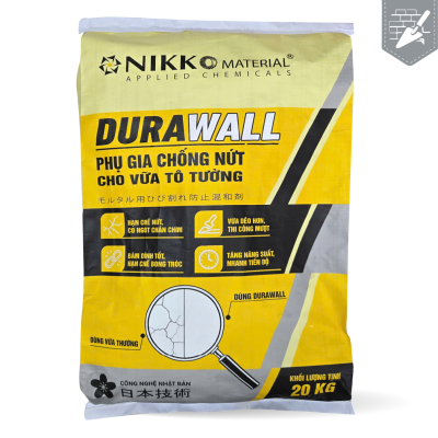 NIKKO DURAWALL – Phụ gia giảm nứt cho vữa trát