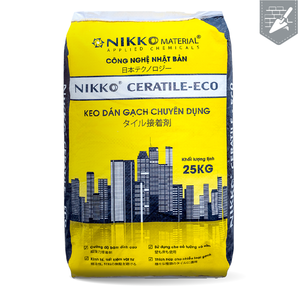 NIKKO CERATILE ECO – Vữa dán gạch gốc xi măng.