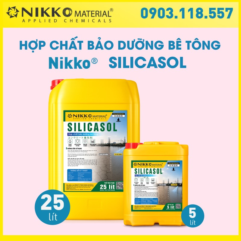 NIKKO SILICASOL - Hợp chất bảo dưỡng bề mặt bê tông