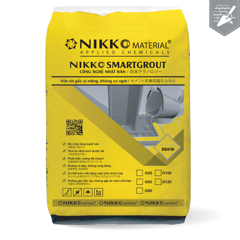 NIKKO SMARTGROUT – Vữa rót bù co ngót gốc xi măng