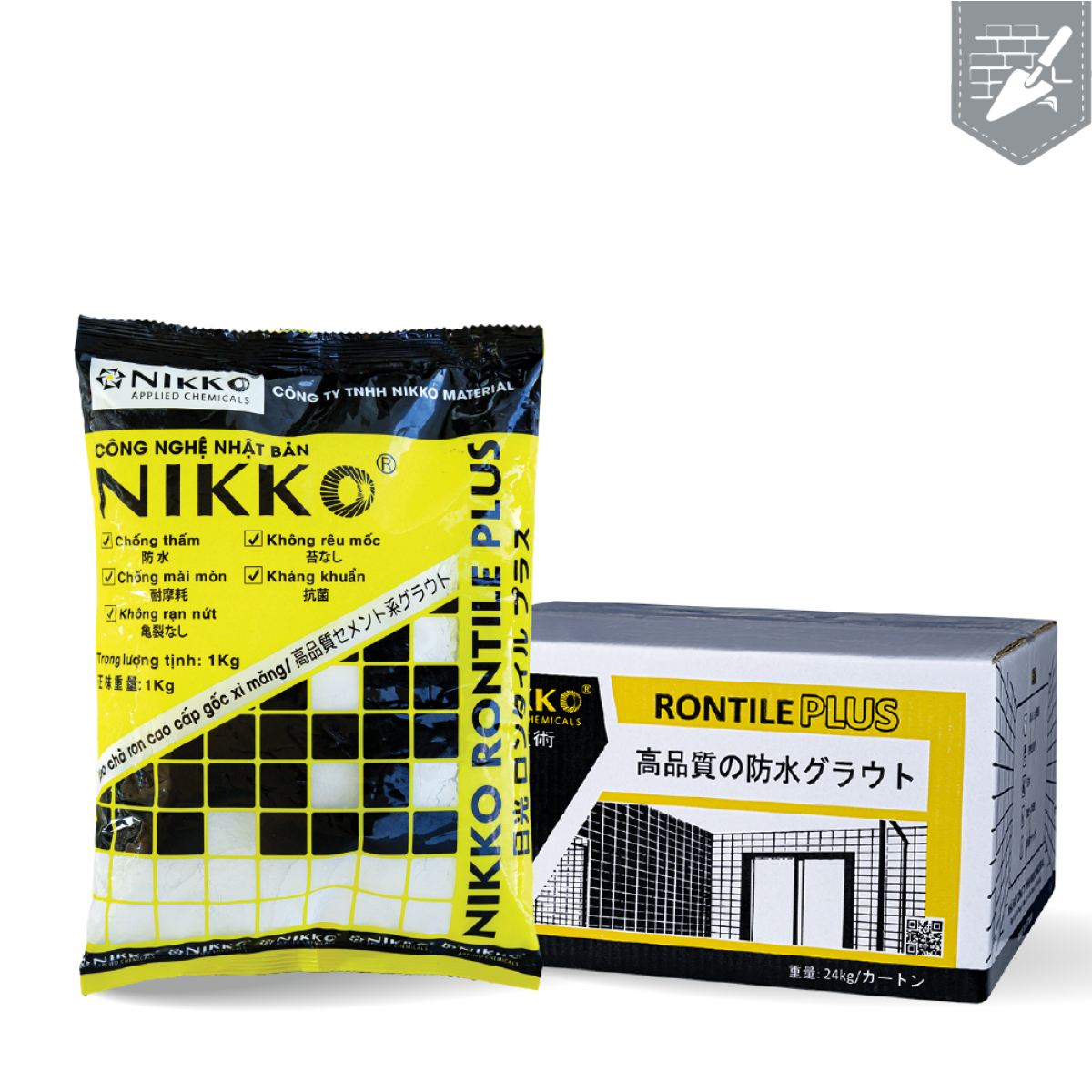 NIKKO RONTILE PLUS – Keo chà ron cao cấp gốc xi măng